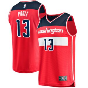 Jordan Poole Washington Wizards Fanatics Fast Break Player Jersey - Icon Edition - Red