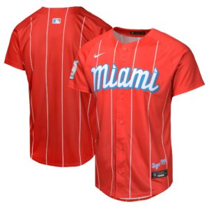 Miami Marlins  Youth City Connect Limited Jersey - Red