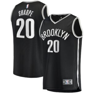 Day'Ron Sharpe Brooklyn Nets Fanatics Fast Break Replica Jersey - Icon Edition - Black