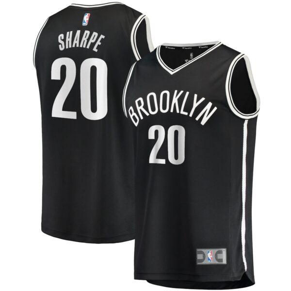 Day'Ron Sharpe Brooklyn Nets Fanatics Fast Break Replica Jersey - Icon Edition - Black
