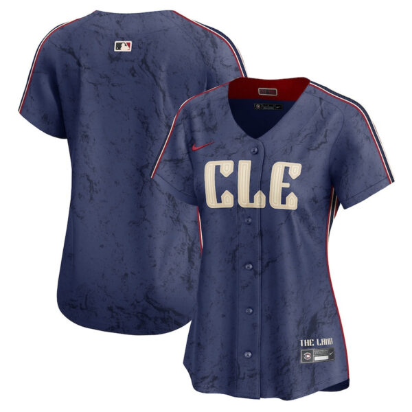 Cleveland Guardians 2024 City Connect Limited Women Jersey - Navy