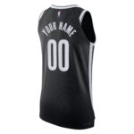 Brooklyn Nets  2021/22 Diamond Authentic Custom Jersey - Icon Edition - Black