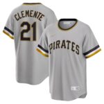 Roberto Clemente Pittsburgh Pirates  Road Cooperstown Collection Player Jersey - Gray