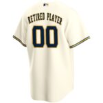 Milwaukee Brewers  Home Pick-A-Player Retired Roster Replica Jersey - Cream