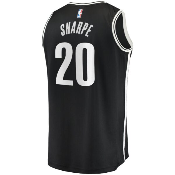 Day'Ron Sharpe Brooklyn Nets Fanatics Fast Break Replica Jersey - Icon Edition - Black