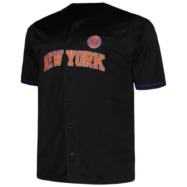 New York Knicks Profile Big & Tall Pop Jersey - Black