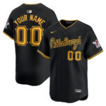 Pittsburgh Pirates Alternate Limited Custom Men Jersey - Black