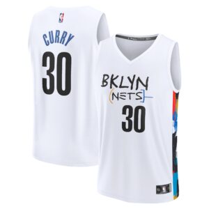 Seth Curry Brooklyn Nets Fanatics Fastbreak Jersey - City Edition - White