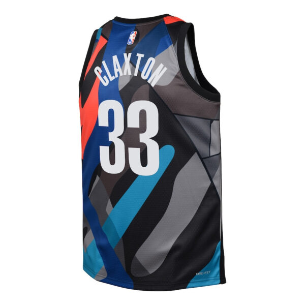 Nic Claxton 33 Brooklyn Nets 2023/24 City Edition Swingman YOUTH Jersey - Black