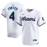 Nick Fortes Miami Marlins  Home Limited Player Jersey - White