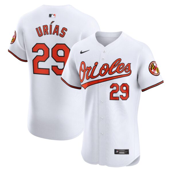 Ramon Urias Baltimore Orioles  Home Elite Player Jersey - White