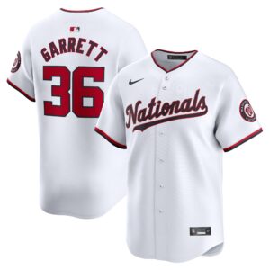 Stone Garrett Washington Nationals  Home Limited Player Jersey - White