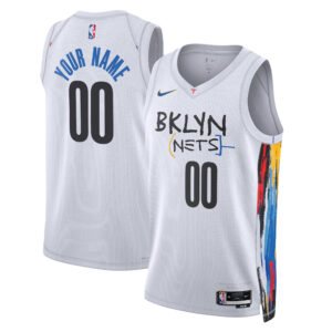 Brooklyn Nets  Unisex 2022/23 Swingman Custom Jersey - City Edition - White