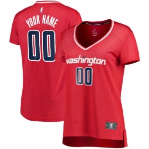 Washington Wizards Fanatics Women's Fast Break Custom Jersey Red - Icon Edition