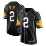 Justin Fields 2 Pittsburgh Steelers Alternate Game Men Jersey - Black