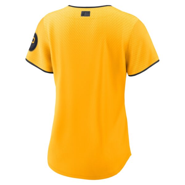 Pittsburgh Pirates  Women's City Connect Replica Jersey - Gold