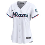 Miami Marlins 2024 Jackie Robinson Day Home Limited Women Jersey - White