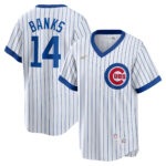 Ernie Banks Chicago Cubs  Home Cooperstown Collection Player Jersey - White