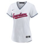 Cleveland Guardians  Women's Home Blank Replica Jersey- White