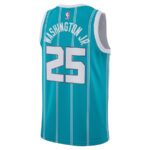 P.J. Washington Jr. 25 Charlotte Hornets Unisex Swingman Jersey - Icon Edition - Teal