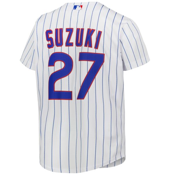 Seiya Suzuki Chicago Cubs  Youth Alternate Replica Player Jersey - White