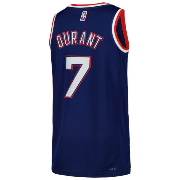 Kevin Durant 7 Brooklyn Nets Swingman Men Jersey - City Edition - Blue
