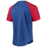 Chicago Cubs Stitches Button-Down Raglan Replica Jersey - Royal