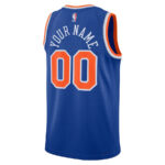 New York Knicks 2023/24 Icon Swingman Custom Men Jersey - Blue