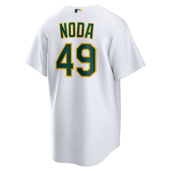 Ryan Noda 49 Oakland Athletics Home Men Jersey - White