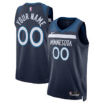 Minnesota Timberwolves 2023/24 Icon Swingman Custom Men Jersey - Navy