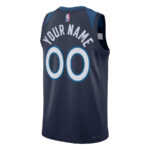 Minnesota Timberwolves 2023/24 Icon Swingman Custom Men Jersey - Navy