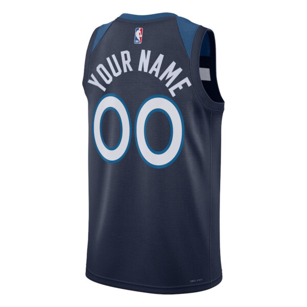Minnesota Timberwolves 2023/24 Icon Swingman Custom Men Jersey - Navy