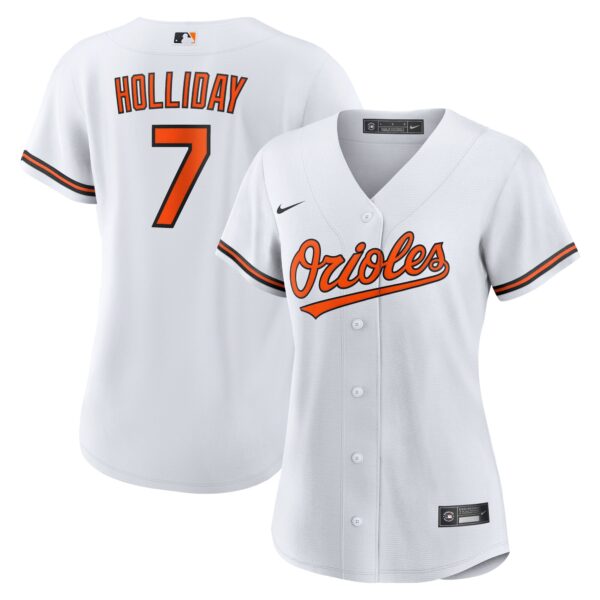 Jackson Holliday Baltimore Orioles  Women's Home Replica Player Jersey - White