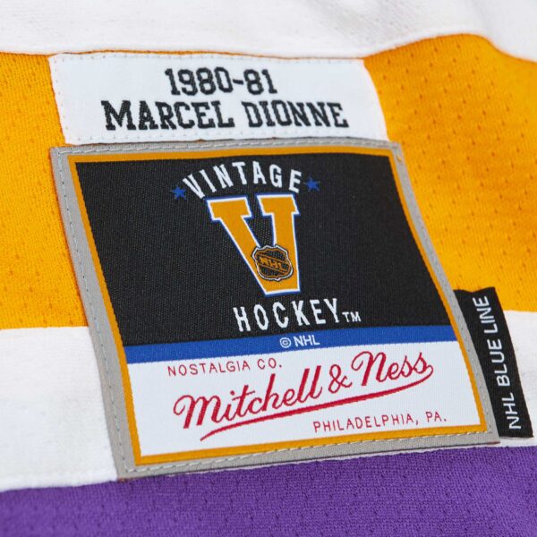 Marcel Dionne Los Angeles Kings Mitchell & Ness  1980/81 Blue Line Player Jersey - Purple