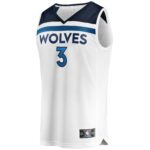 Jaden McDaniels Minnesota Timberwolves Fanatics Fast Break Replica Player Jersey - Association Edition - White