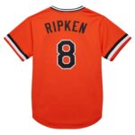 Cal Ripken Jr. Baltimore Orioles Mitchell & Ness 2001 Cooperstown Collection Authentic Throwback Jersey - Orange