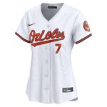 Jackson Holliday Baltimore Orioles  Women's Home Limited Player Jersey - White