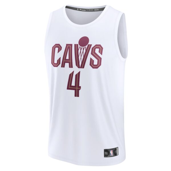 Evan Mobley Cleveland Cavaliers Fanatics Fast Break Replica Jersey - Association Edition - White