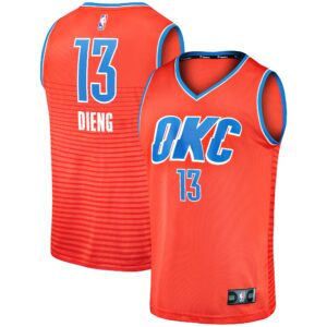 Ousmane Dieng Oklahoma City Thunder Fanatics Fast Break Replica Player Jersey - Statement Edition - Orange