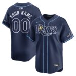 Tampa Bay Rays  Away Limited Custom Jersey - Navy