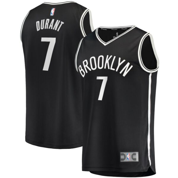 Kevin Durant Brooklyn Nets Fanatics 2019/20 Fast Break Replica Jersey Black - Icon Edition