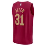Jarrett Allen Cleveland Cavaliers Fanatics Fast Break Replica Jersey - Icon Edition - Wine