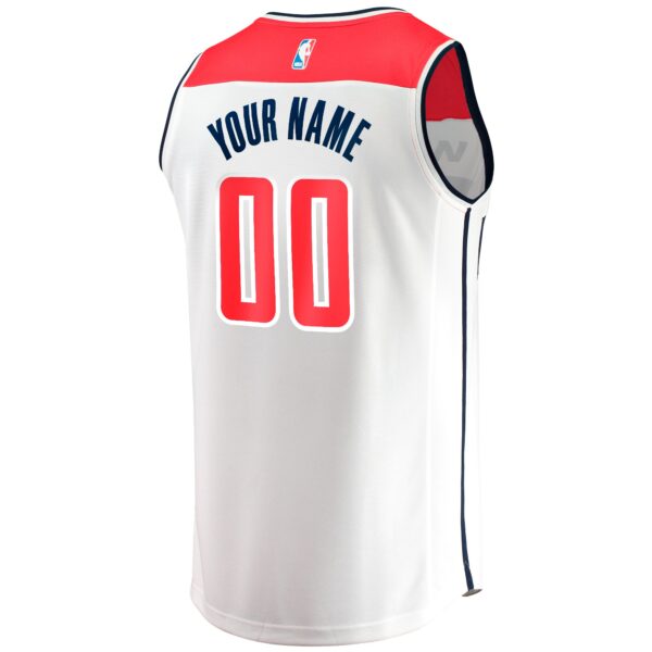 Washington Wizards Fanatics Fast Break Custom Replica Jersey - Association Edition - White