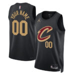 Cleveland Cavaliers 2023/24 Statement Swingman Custom Men Jersey - Black