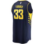 Myles Turner Indiana Pacers Fanatics Fast Break Replica Jersey Navy - Icon Edition