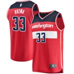 Kyle Kuzma Washington Wizards Fanatics Youth 2021/22 Fast Break Replica Jersey - Icon Edition - Red