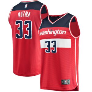 Kyle Kuzma Washington Wizards Fanatics Youth 2021/22 Fast Break Replica Jersey - Icon Edition - Red