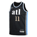 Trae Young 11 Atlanta Hawks 2023/24 City Edition Swingman YOUTH Jersey - Black