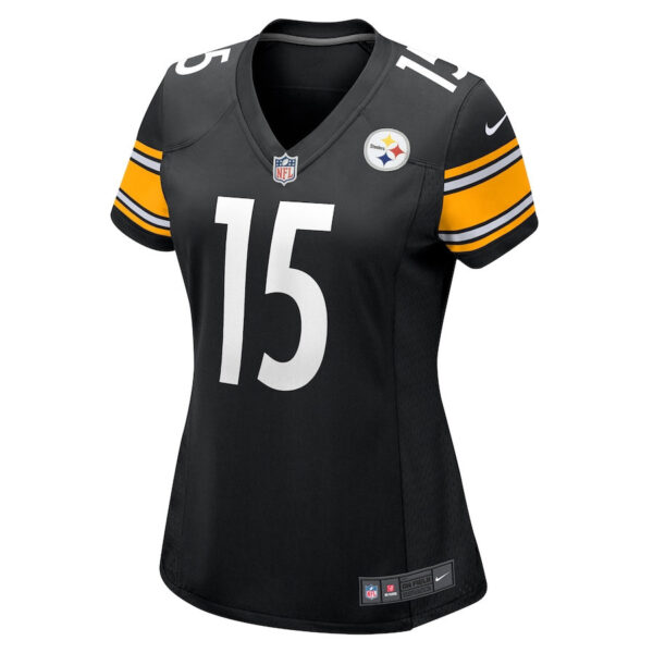 Denzel Mims 15 Pittsburgh Steelers Game Women Jersey - Black