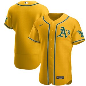 Oakland Athletics  Authentic Official Team Jersey - Gold